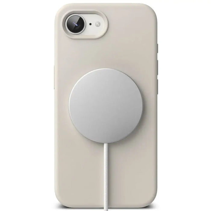 Ringke Silicone Magsafe iPhone 16e Case - Beige - Cell phone cases and covers<<<HurtelXML