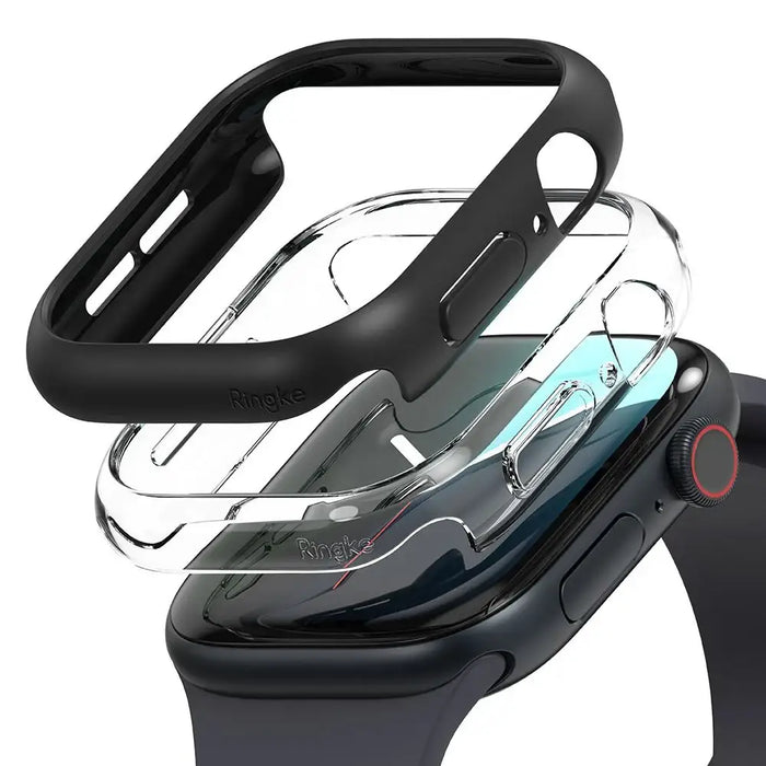Ringke Slim 2-pack Case for Apple Watch 10 42mm - Clear and Matte Black - Cell phone cases and covers<<<HurtelXML