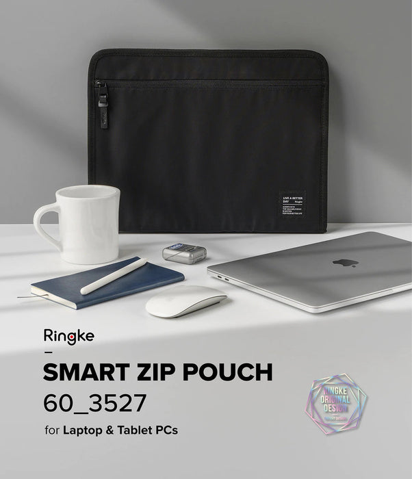 Ringke Smart Zip Pouch for a laptop up to 13’’ with a stand - beige - Laptop bags<<<HurtelXML