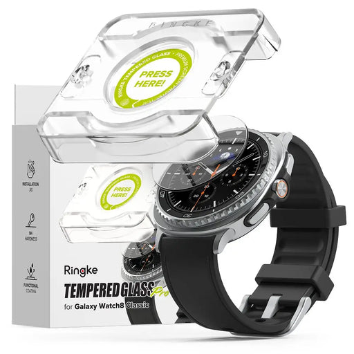 Ringke Tempered Glass Pro 2-pack for Samsung Galaxy Watch 8 46mm - transparent - Cell phone tempered glass<<<HurtelXML
