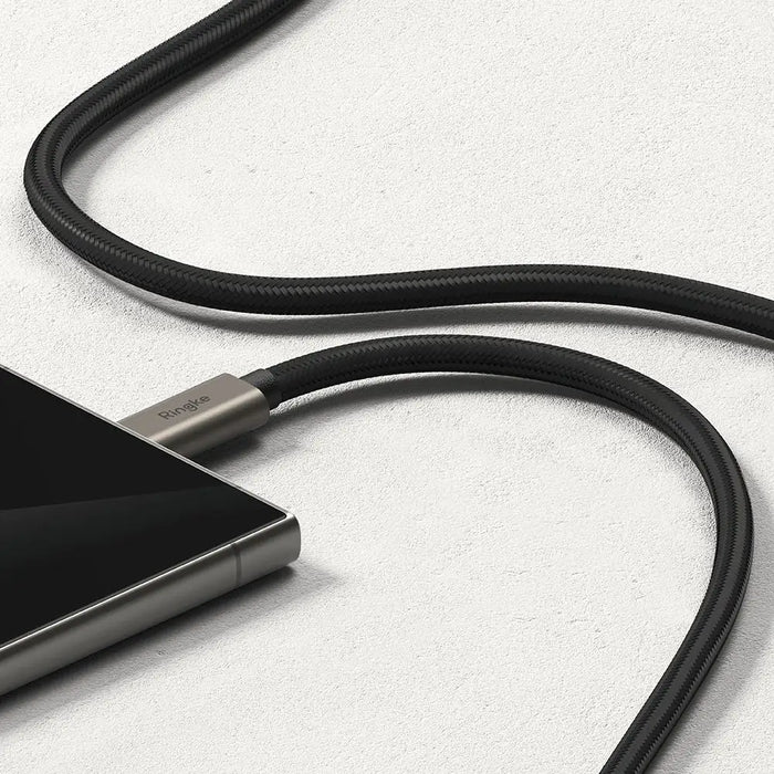 Ringke USB-C 3.2 Gen. PD240W Cable 200cm - Black - Cables and tapes<<<HurtelXML