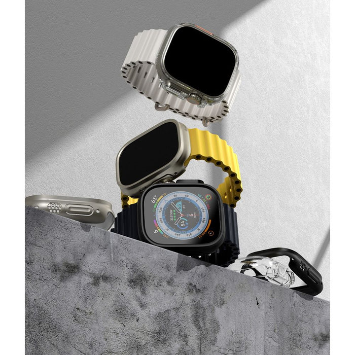 Ringke Slim 2-pack Case for Apple Watch Ultra 1/2 (49mm) - Clear and Matte Black