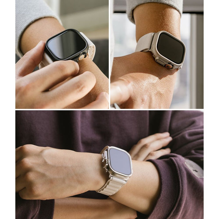 Ringke Slim 2-pack Case for Apple Watch Ultra 1/2 (49mm) - Clear and Matte Black