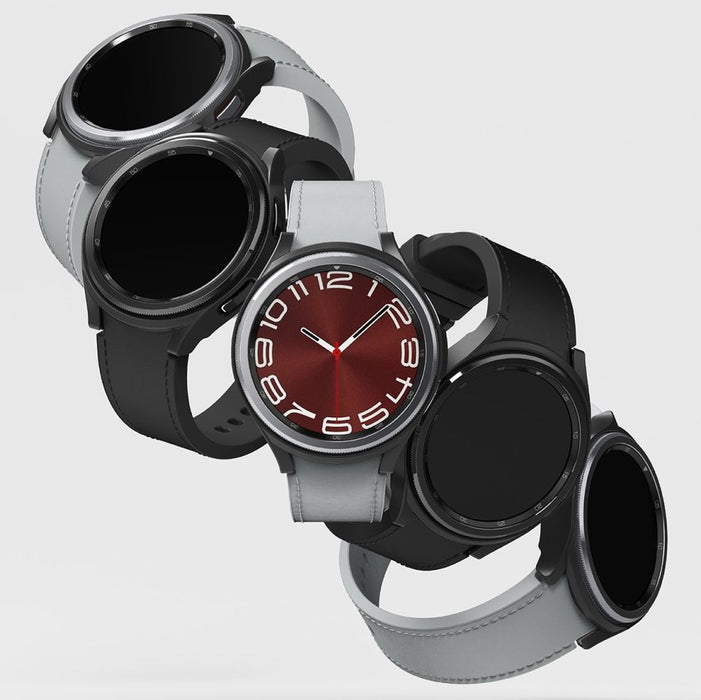 Ringke Slim 2-pack Case for Samsung Galaxy Watch 6 Classic 43mm - Black and Clear