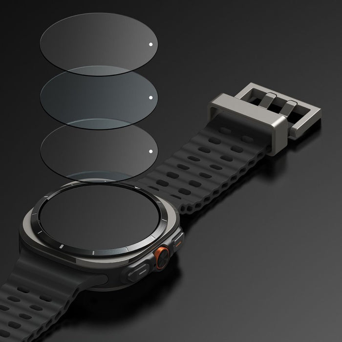 Ringke Slim &amp; Tempered Glass Case + Glass Set for Samsung Galaxy Watch Ultra 47mm - Transparent
