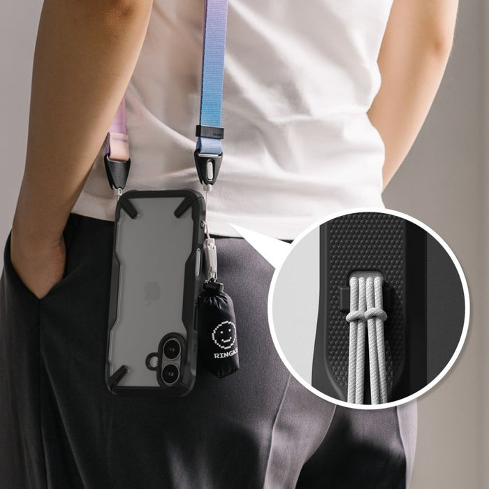 Ringke Fusion X iPhone 16 Case - Black