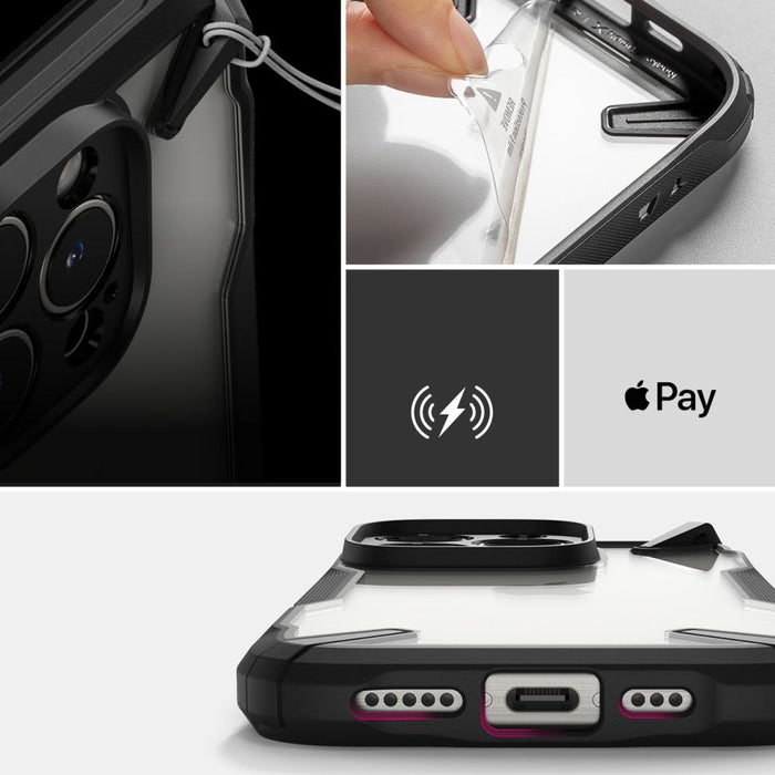 Ringke Fusion X iPhone 16 Pro Case - Black