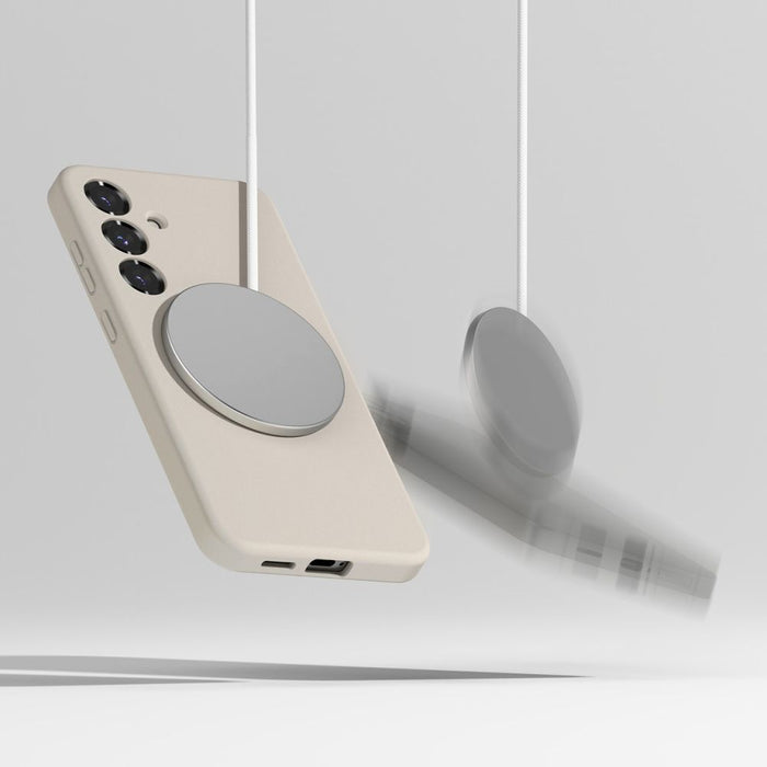 Ringke Silicone MagSafe Case for Samsung Galaxy S25 - Beige