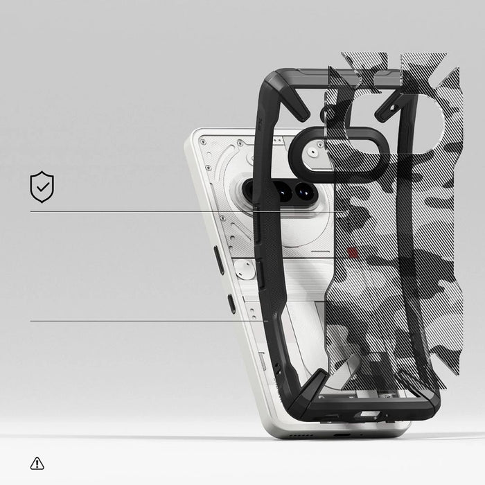 Ringke Fusion X Case for Nothing Phone 3A - Clear Grey