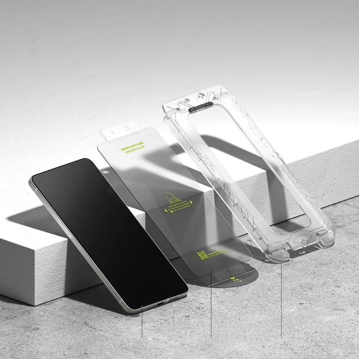 Ringke Easy Slide 2-pack tempered glass for Samsung Galaxy S25 Edge - transparent