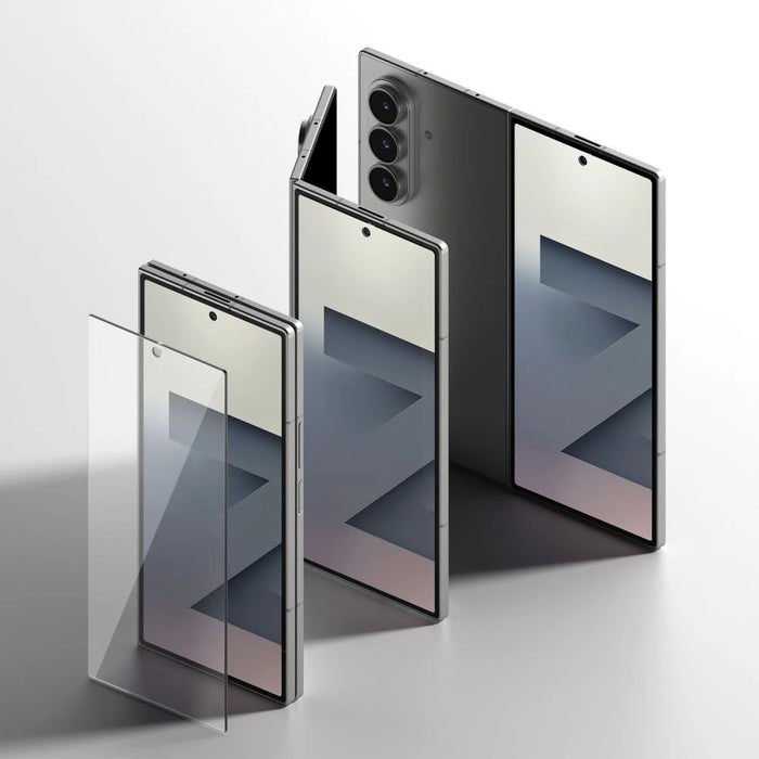 Ringke Cover Display Easy Slide Tempered Glass 2-pack for Samsung Galaxy Z Fold 7 - Transparent