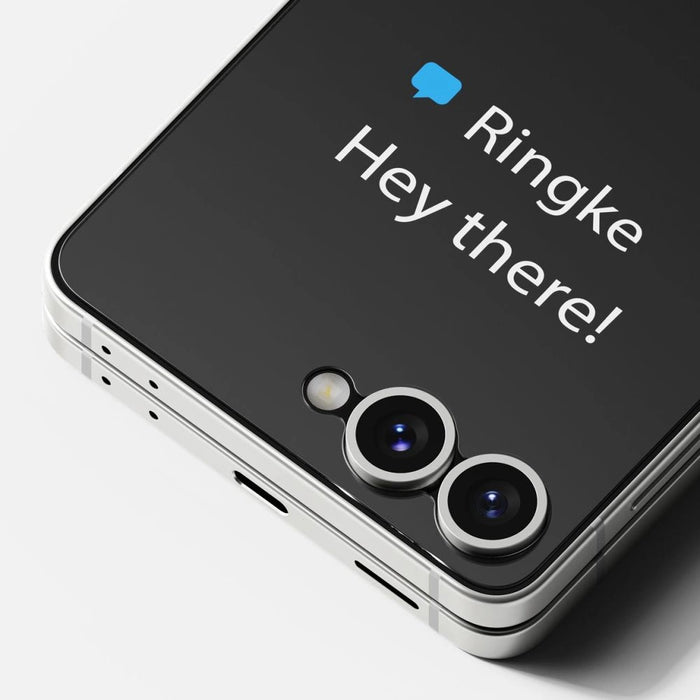 Ringke Cover Display Easy Slide Tempered Glass 2-pack for Samsung Galaxy Z Flip 7 - Transparent