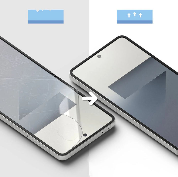 Ringke Protector Pro 3-in-1 Protective Set for Samsung Galaxy Z Flip 7 - Transparent