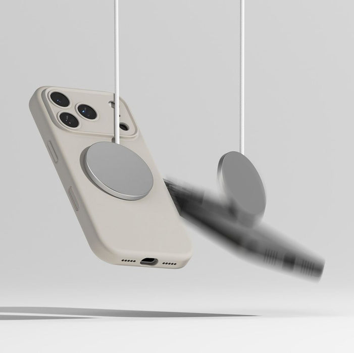 Ringke Silicone Magnetic MagSafe Case for iPhone 17 Pro Max - Beige