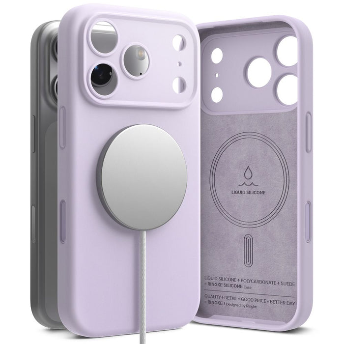Ringke Silicone Magnetic MagSafe Case for iPhone 17 Pro Max - Purple