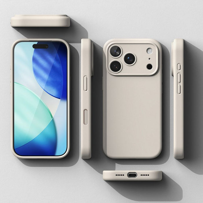 Ringke Silicone Magnetic MagSafe Case for iPhone 17 Pro - Beige