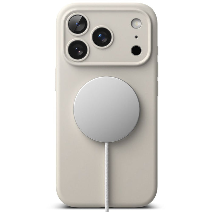 Ringke Silicone Magnetic MagSafe Case for iPhone 17 Pro - Beige