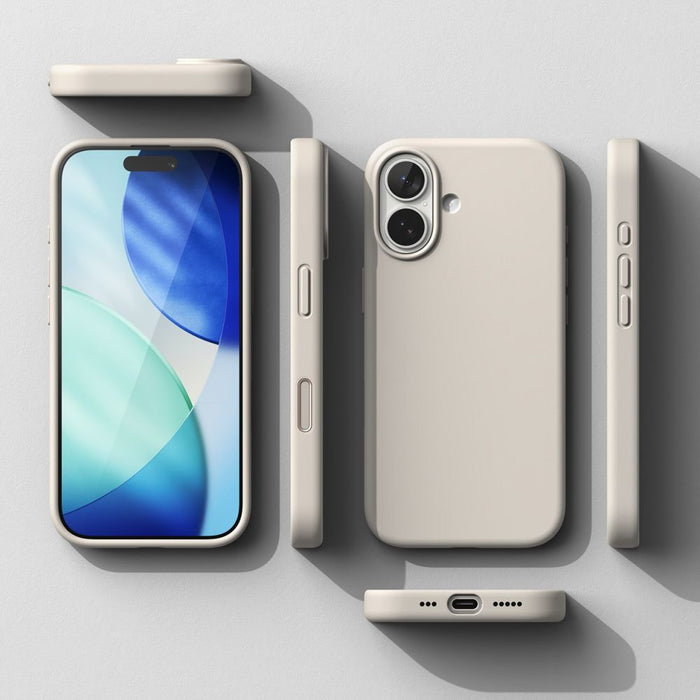 Ringke Silicone Magnetic MagSafe Case for iPhone 17 - Beige