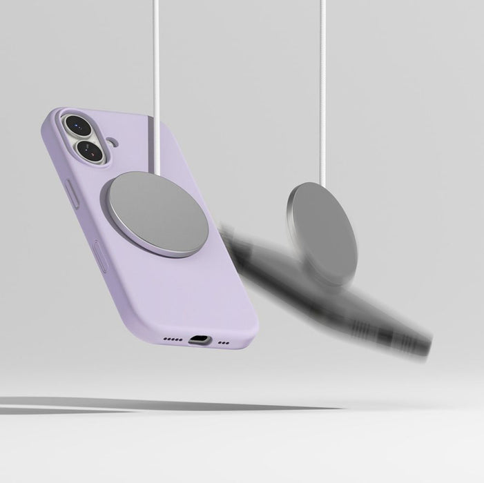 Ringke Silicone Magnetic MagSafe Case for iPhone 17 - Purple