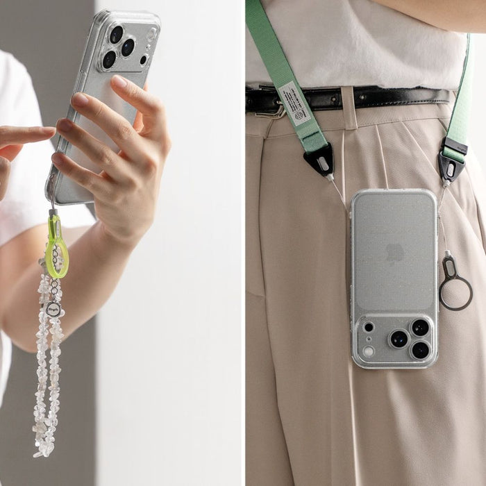 Ringke Air Case for iPhone 17 Pro - Clear and Glitter