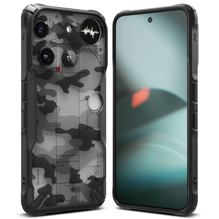 Ringke Fusion X Case for Nothing Phone 3 - Gray and Black