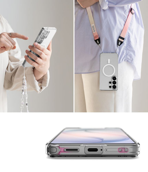 Ringke Fusion Magnetic MagSafe Case for Samsung Galaxy S26 Ultra - Clear