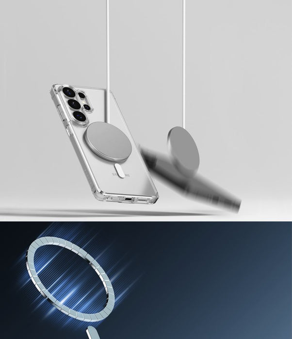Ringke Fusion Magnetic MagSafe Case for Samsung Galaxy S26 Ultra - Clear