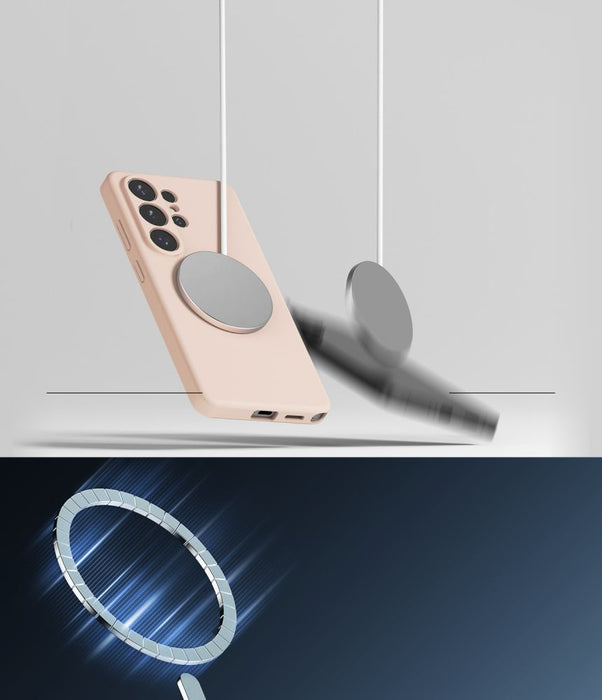 Ringke Silicone MagSafe Case for Samsung Galaxy S26 Ultra - Pink