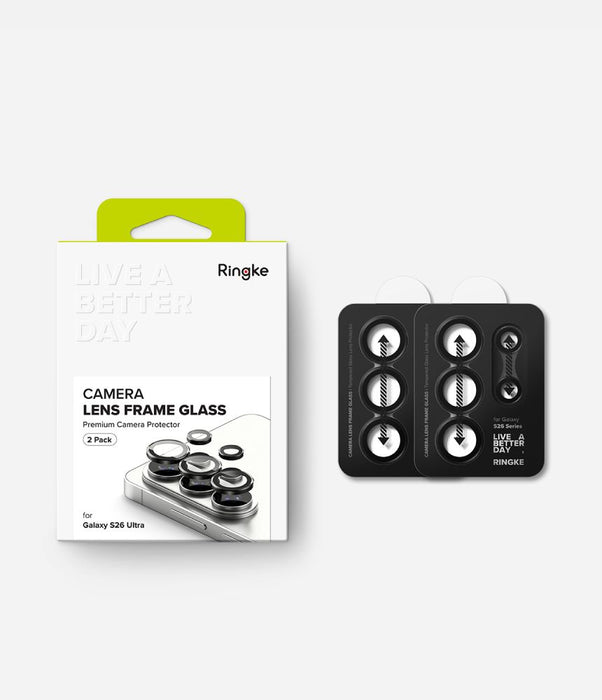 Ringke Camera Frame Protector 2-Pack for Samsung Galaxy S26 Ultra - Black