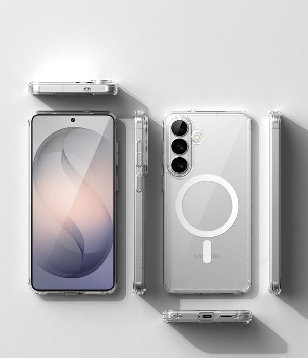 Ringke Fusion Magnetic MagSafe Case for Samsung Galaxy S26+ - Transparent