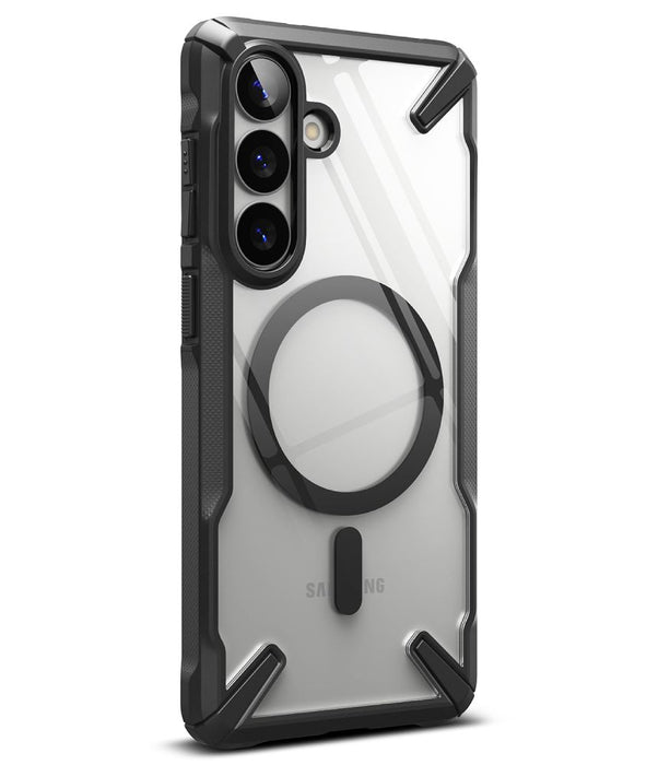 Ringke Fusion X Magnetic MagSafe Case for Samsung Galaxy S26+ - Clear Black