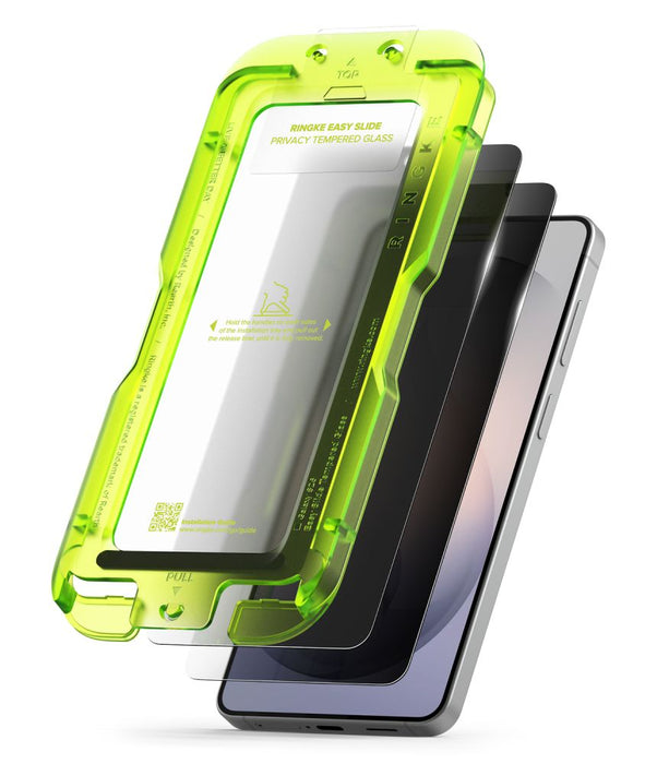 Ringke Easy Slide Privacy 2-Pack Tempered Glass for Samsung Galaxy S26+
