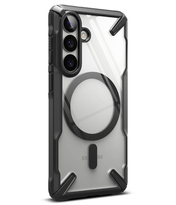 Ringke Fusion X Magnetic MagSafe Case for Samsung Galaxy S26 - Clear Black