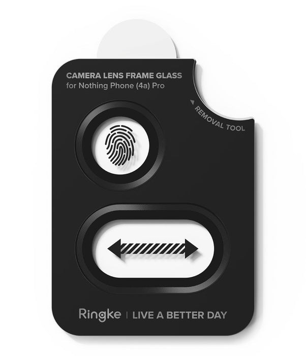 Ringke Camera Frame Protector 2-Pack for Nothing Phone 4A Pro - Black