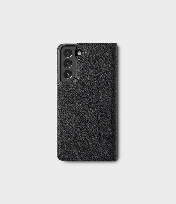Ringke Folio Signature Flip Leather Case for Samsung Galaxy S22 + (S22 Plus) Black (FSS118R262)