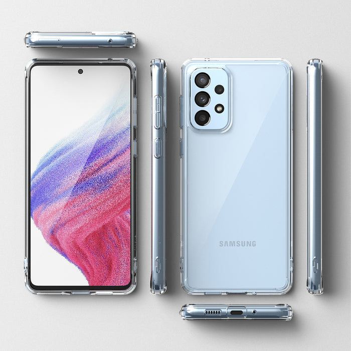 Ringke Fusion tpu case with frame for Samsung galaxy a73 transparent