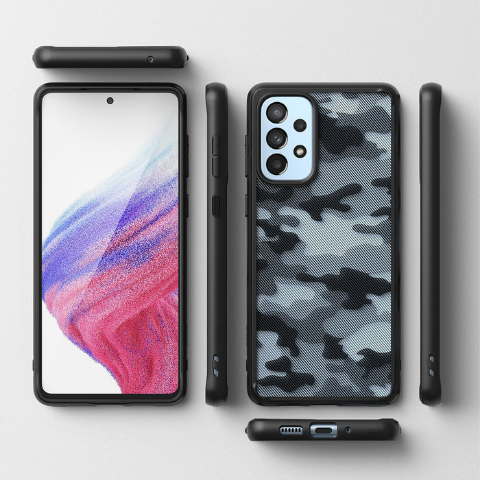 Ringke Fusion Matte tpu case with frame for Samsung Galaxy A73 black