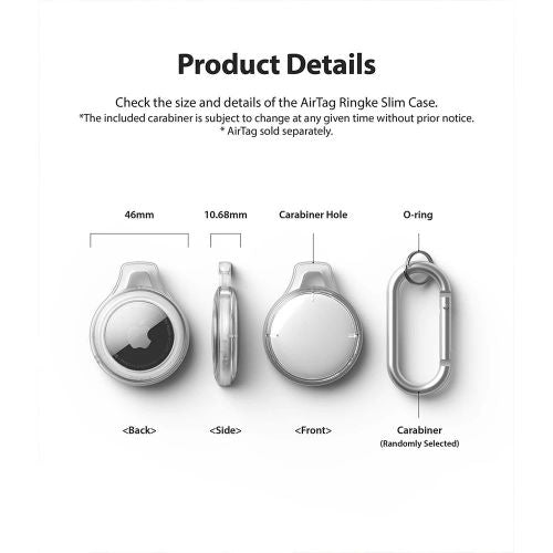 Ringke AirTag Case Slim Clear