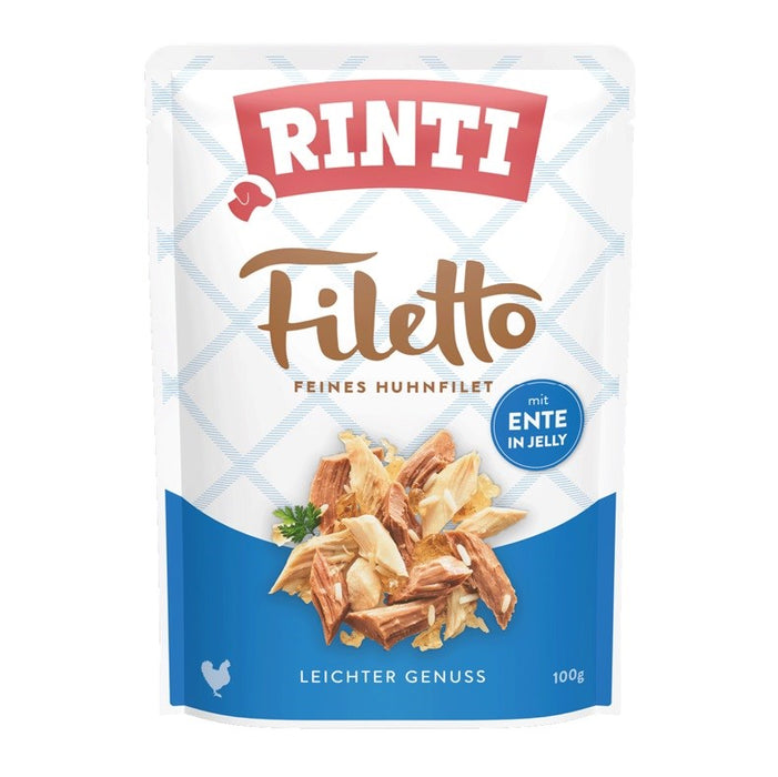 RINTI Filetto Chicken fillet with duck - wet dog food - 100g