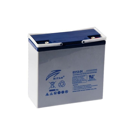RITAR Lead Acid Battery (EV12-24) AGM 12V 24Ah For electric wheelchairs - Батерии за UPS и СОТ-аларми<<<Батерии и
