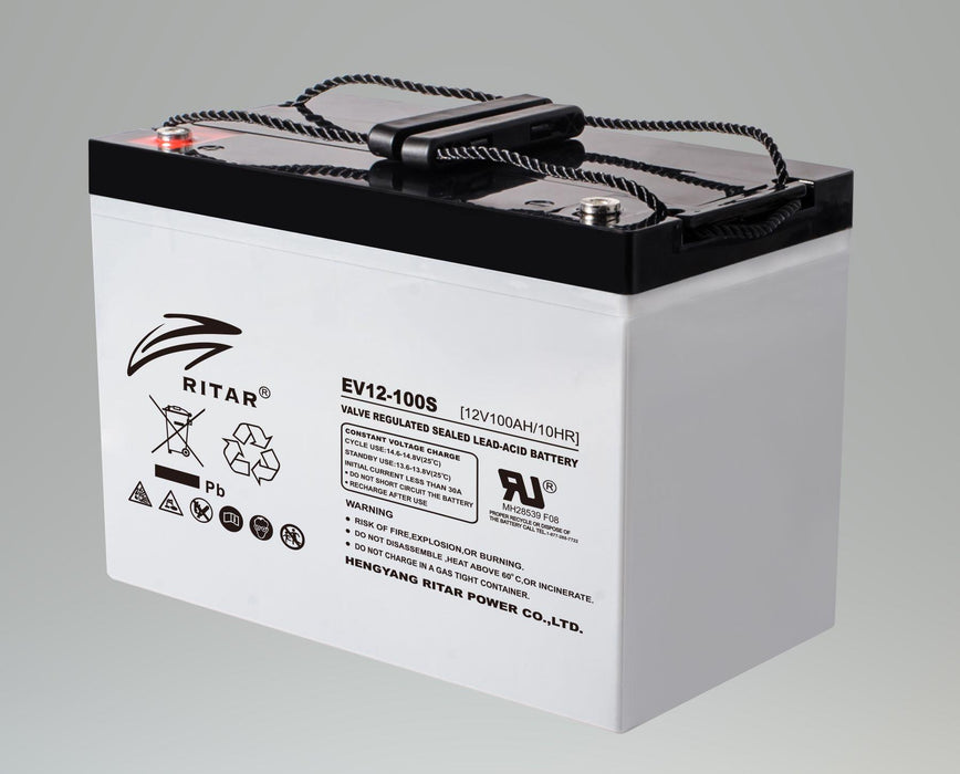 RITAR lead battery (EV12-100S), 12V, 100Ah 306/ 168/ 211 mm, For electric wheelchairs