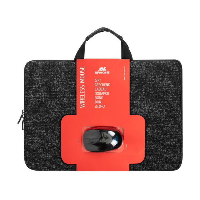 CASE AND WIRELESS MOUSE RIVA CASE 15.6" 7916 BLACK