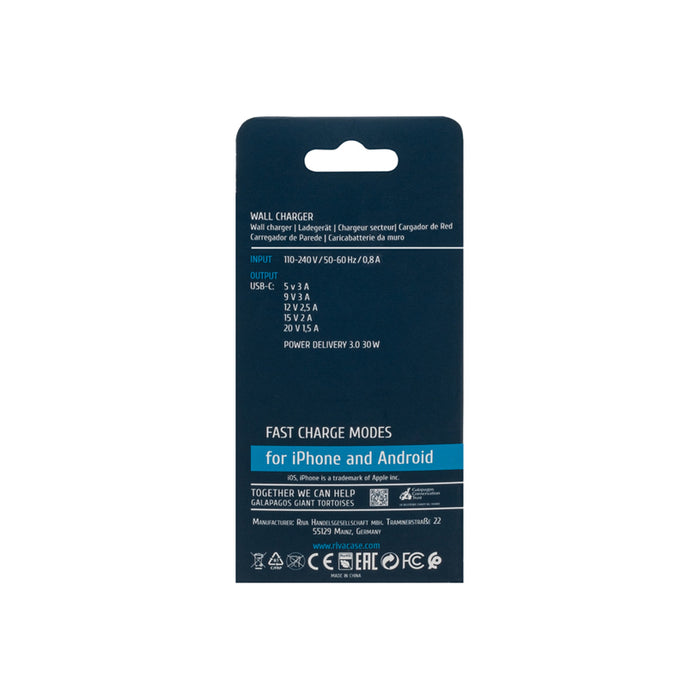 CHARGER 220V 30W PD3.0 TYPE-C PS4193 W00