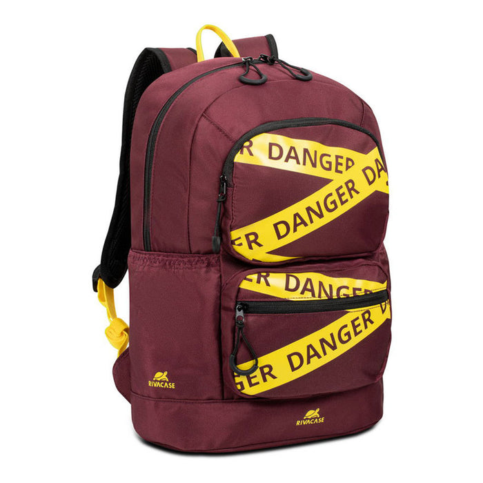 RIVACASE BACKPACK 13.3" 5421 BURGUNDY RED