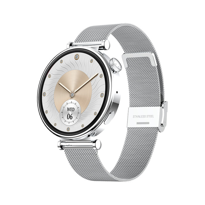 Smart watch RIVERSONG GLOW SILVER MILANESE HEART MONITOR, SPO2