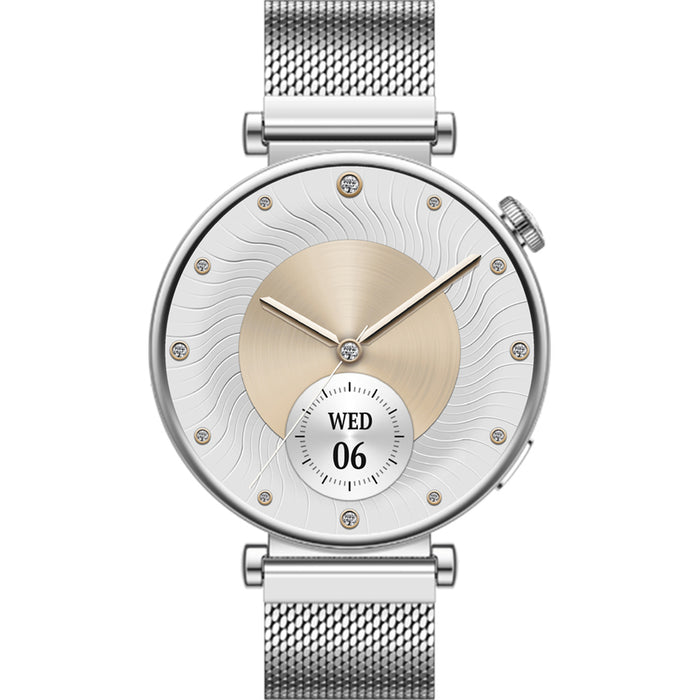 Smart watch RIVERSONG GLOW SILVER MILANESE HEART MONITOR, SPO2
