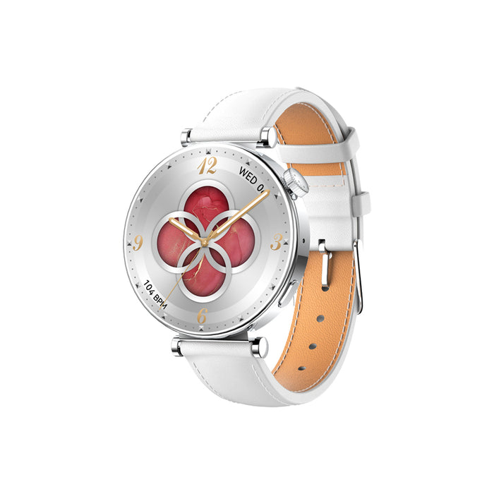 Smart Watch RIVERSONG GLOW SILVER LEATHER HEART MONITOR, SPO2