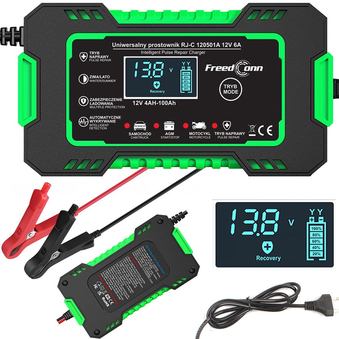 FreedConn RJ-C 120501A 12V, 6A battery charger