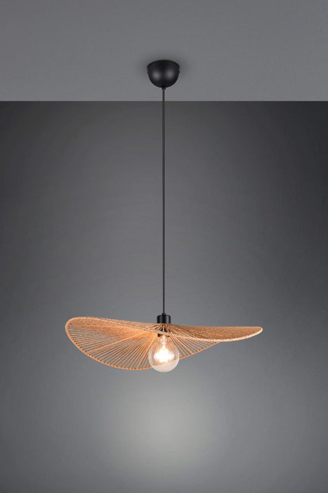 PENDANT LAMP LAURINE 1XE27 RL BLACK MATTE