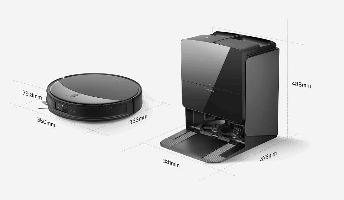 Roborock Saros 10R Robot Vacuum Cleaner Black EU
